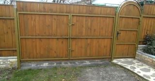 Купить распашные ворота деревянные Нерюнгри, цена от 2753 руб.